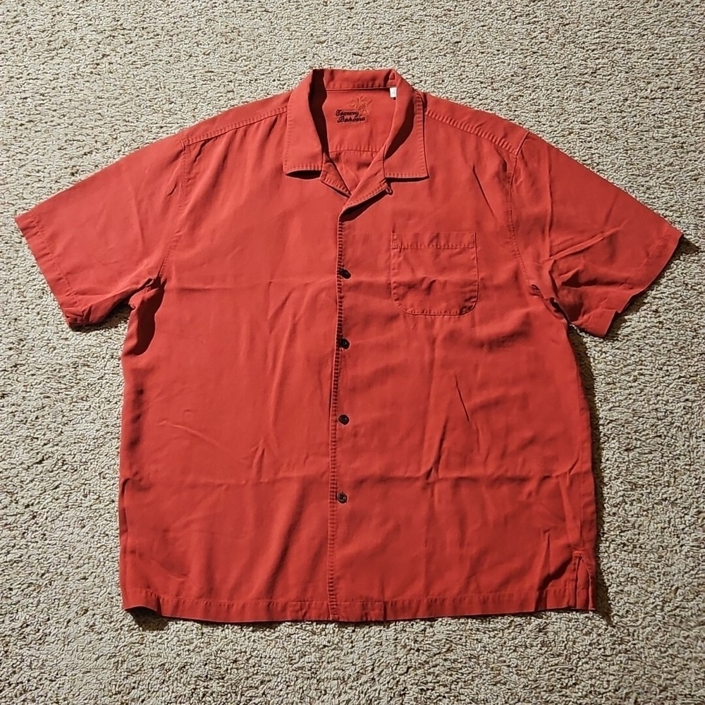 Tommy‎ Bahama 100% silk Hawaiian shirt Mens XL